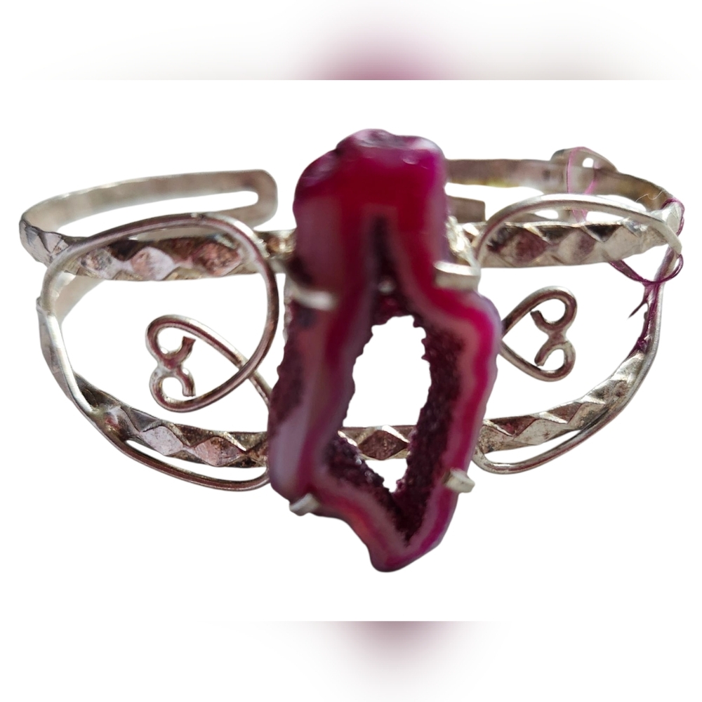Elegant Pink Stone Bracelet NWT
